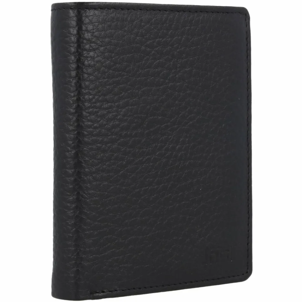 Jost Herrengeldbörsen Hochformat<Stockholm Geldbörse Leder 9.5 cm schwarz