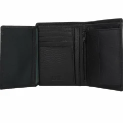 Jost Herrengeldbörsen Hochformat<Stockholm Geldbörse Leder 9.5 cm schwarz