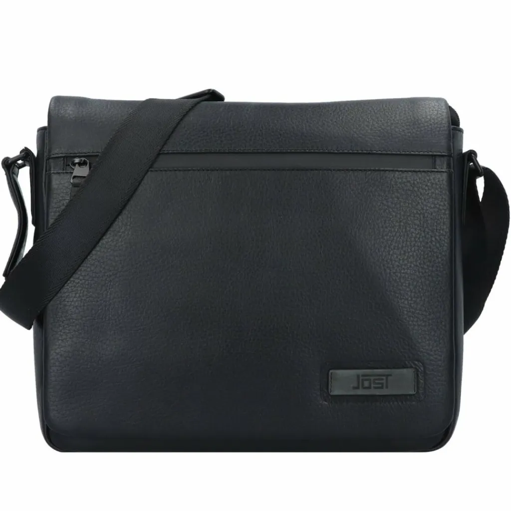 Jost Stockholm Messenger Leder 33 cm Laptopfach