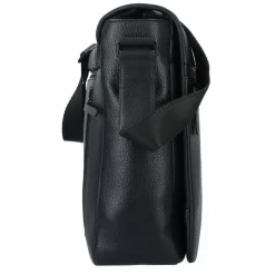 Jost Messenger Bags|Laptoptaschen<Stockholm Messenger Tasche Leder 38 cm Laptopfach schwarz