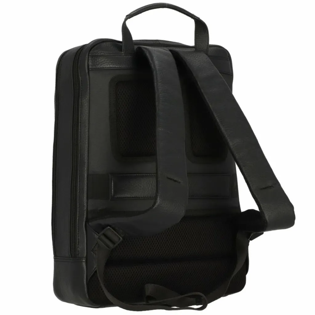 Best Jost Stockholm Rucksack Leder 46 cm Laptopfach schwarz