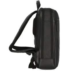 Best Jost Stockholm Rucksack Leder 46 cm Laptopfach schwarz