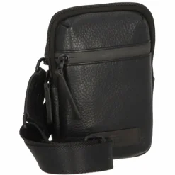Outlet Jost Stockholm Umhängetasche Leder 13 cm schwarz