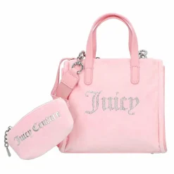 Juicy Couture Henkeltaschen<Iris Velvet Rhinestones Handtasche 19 cm juicy pink
