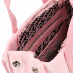 Juicy Couture Henkeltaschen<Iris Velvet Rhinestones Handtasche 19 cm juicy pink
