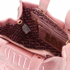 Juicy Couture Henkeltaschen<Iris Velvet Stripes Handtasche 32 cm lt. juicy pink