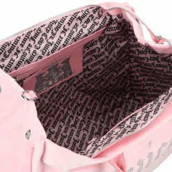 Juicy Couture Iris Velvet Rhinestones Shopper Tasche 33 cm juicy pink