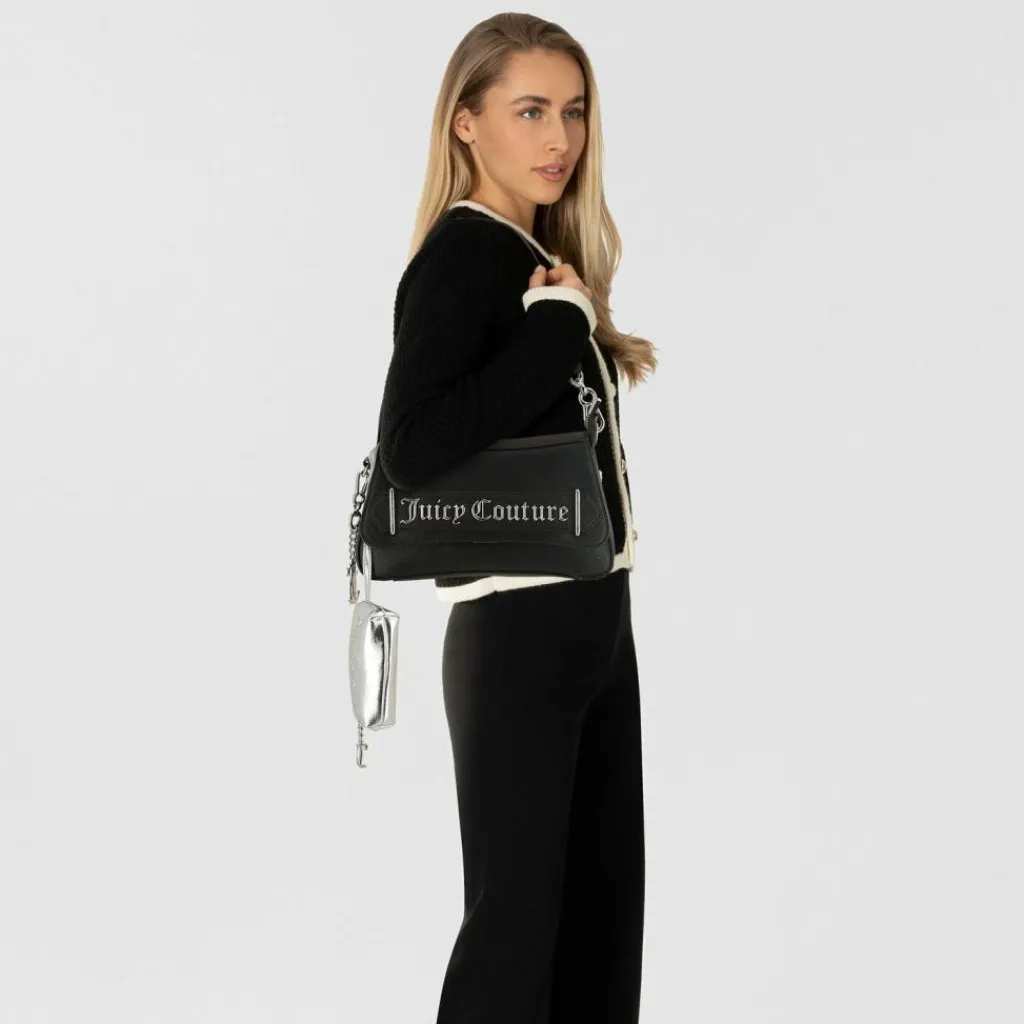 Hot Juicy Couture Jasmine Schultertasche 24 cm black