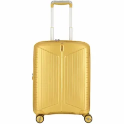 Jump Hartgepäck Kabinengepäck|4-Rollen Kabinentrolleys<Evae 4 Rollen Kabinentrolley 55 cm mit Dehnfalte yellow