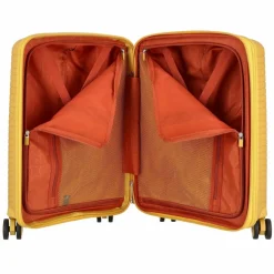 Jump Hartgepäck Kabinengepäck|4-Rollen Kabinentrolleys<Evae 4 Rollen Kabinentrolley 55 cm mit Dehnfalte yellow