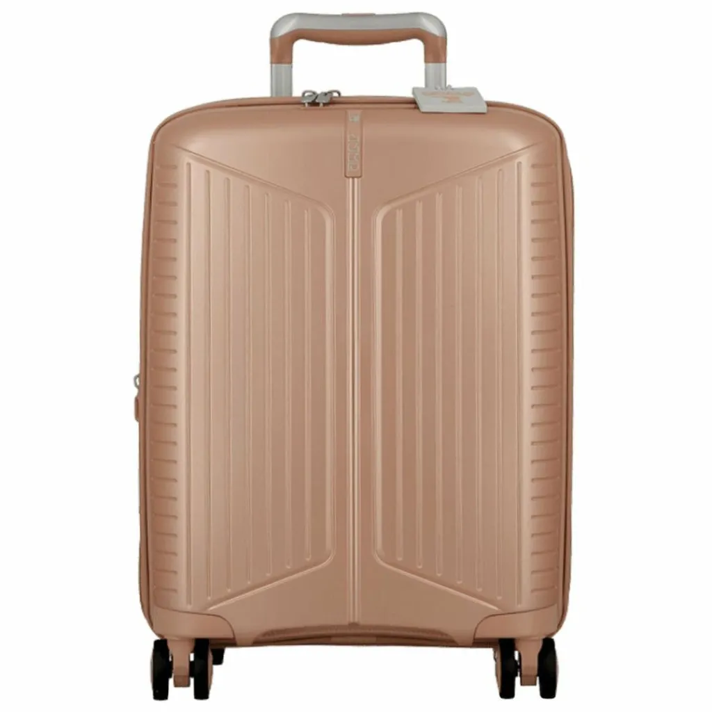 Discount Jump Evae 4 Rollen Kabinentrolley 55 cm mit Dehnfalte pale pink