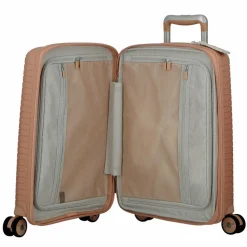 Discount Jump Evae 4 Rollen Kabinentrolley 55 cm mit Dehnfalte pale pink