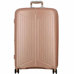 Jump 4-Rollen Koffer|Hartgepäck<Evae 4 Rollen Trolley 76 cm mit Dehnfalte rose pâle