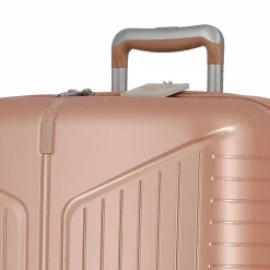 Jump 4-Rollen Koffer|Hartgepäck<Evae 4 Rollen Trolley 76 cm mit Dehnfalte rose pâle