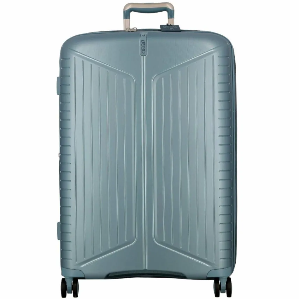 Jump 4-Rollen Koffer|Hartgepäck<Evae 4 Rollen Trolley 76 cm mit Dehnfalte bleu ciel