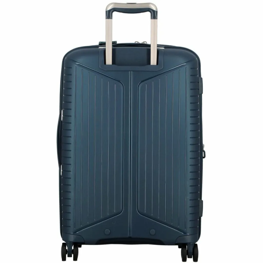 Jump Hartgepäck|4-Rollen Koffer<Evae 4 Rollen Trolley 66 cm mit Dehnfalte marine