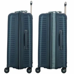 Jump Hartgepäck|4-Rollen Koffer<Evae 4 Rollen Trolley 66 cm mit Dehnfalte marine