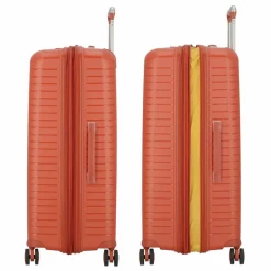 Hot Jump Evae 4 Rollen Trolley 76 cm mit Dehnfalte terracotta