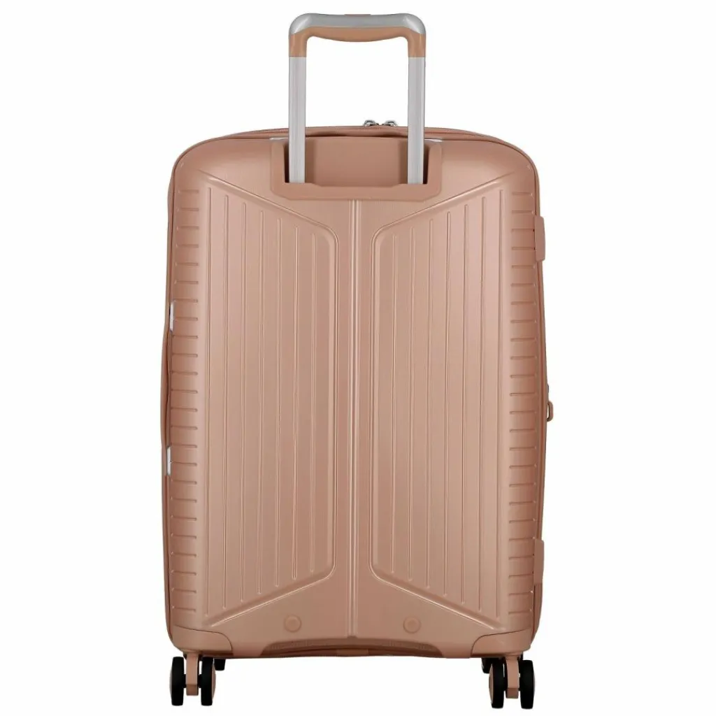 Jump 4-Rollen Koffer|Hartgepäck<Evae 4 Rollen Trolley 66 cm mit Dehnfalte rose pâle