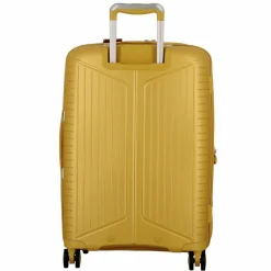 Best Jump Evae 4 Rollen Trolley 66 cm mit Dehnfalte jaune