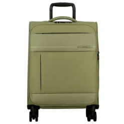 Jump Weichgepäck Kabinengepäck|4-Rollen Kabinentrolleys<Monthélys 4 Rollen Kabinentrolley 55 cm mit Dehnfalte light green