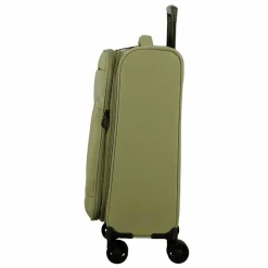 Jump Weichgepäck Kabinengepäck|4-Rollen Kabinentrolleys<Monthélys 4 Rollen Kabinentrolley 55 cm mit Dehnfalte light green
