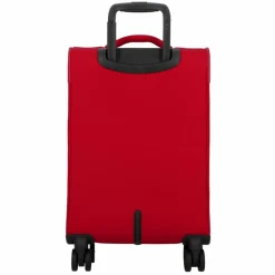 Jump Weichgepäck Kabinengepäck|4-Rollen Kabinentrolleys<Monthélys 4 Rollen Kabinentrolley 55 cm mit Dehnfalte red