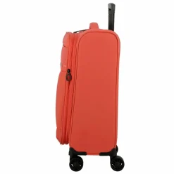 Sale Jump Monthélys 4 Rollen Kabinentrolley 55 cm mit Dehnfalte coral