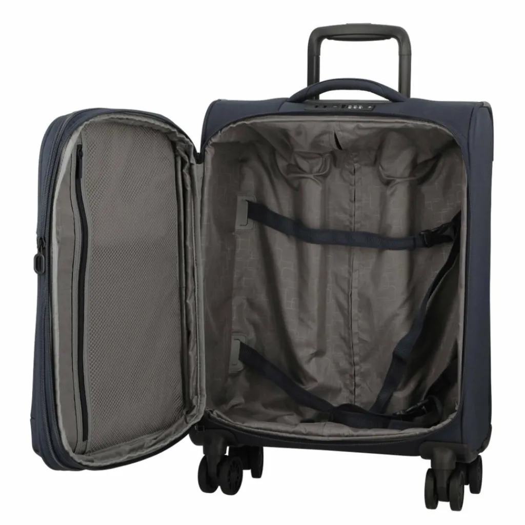 Jump Monthélys 4 Rollen Kabinentrolley 55 cm mit Dehnfalte dark blue