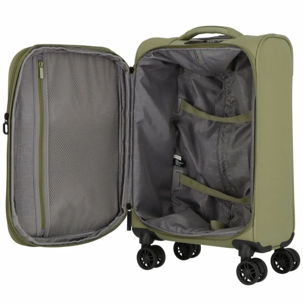 Jump Monthélys 4 Rollen Kabinentrolley 55 cm mit Dehnfalte