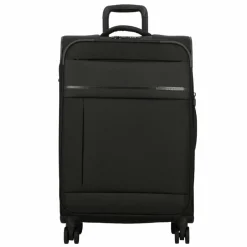 Jump 4-Rollen Koffer|Weichgepäck<Monthélys 4 Rollen Trolley 67 cm mit Dehnfalte dark grey