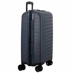 Jump Striper 4 Rollen Kabinentrolley 55 cm mit Dehnfalte dark blue