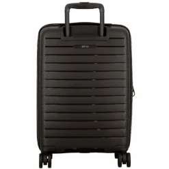 Jump Hartgepäck Kabinengepäck|4-Rollen Kabinentrolleys<Striper 4 Rollen Kabinentrolley 55 cm mit Dehnfalte after dark