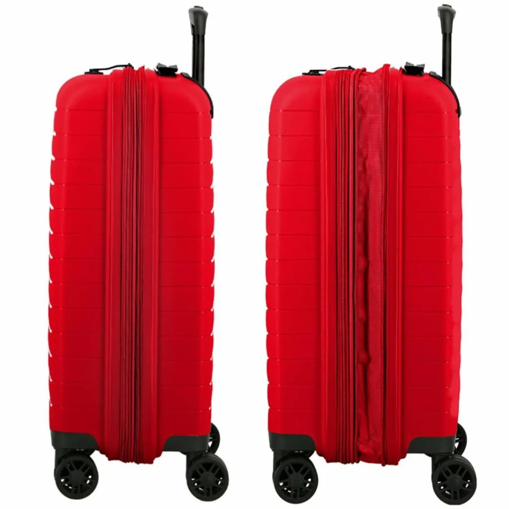 Jump Striper 4 Rollen Kabinentrolley 55 cm mit Dehnfalte