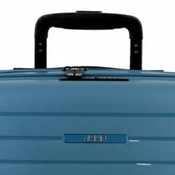 Jump 4-Rollen Koffer|Hartgepäck<Striper 4 Rollen Trolley 68 cm mit Dehnfalte blue