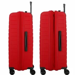 Jump Striper 4 Rollen Trolley 68 cm mit Dehnfalte red