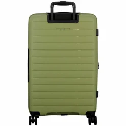 Jump 4-Rollen Koffer|Hartgepäck<Striper 4 Rollen Trolley 68 cm mit Dehnfalte light green