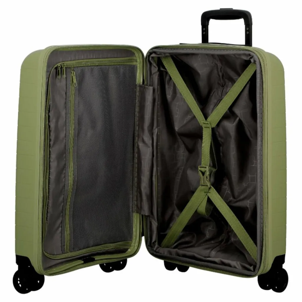 Jump 4-Rollen Koffer|Hartgepäck<Striper 4 Rollen Trolley 68 cm mit Dehnfalte light green