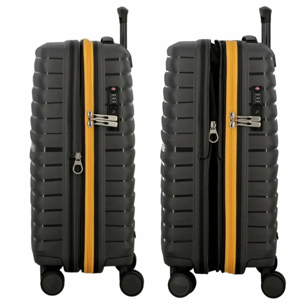 Online Jump Xwave 4 Rollen Kabinentrolley 55 cm mit Dehnfalte anthracite