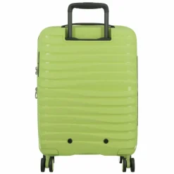 Jump Hartgepäck Kabinengepäck|4-Rollen Kabinentrolleys<Xwave 4 Rollen Kabinentrolley 55 cm mit Dehnfalte lime