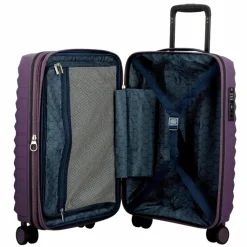 Jump Xwave 4 Rollen Kabinentrolley 55 cm mit Dehnfalte violet