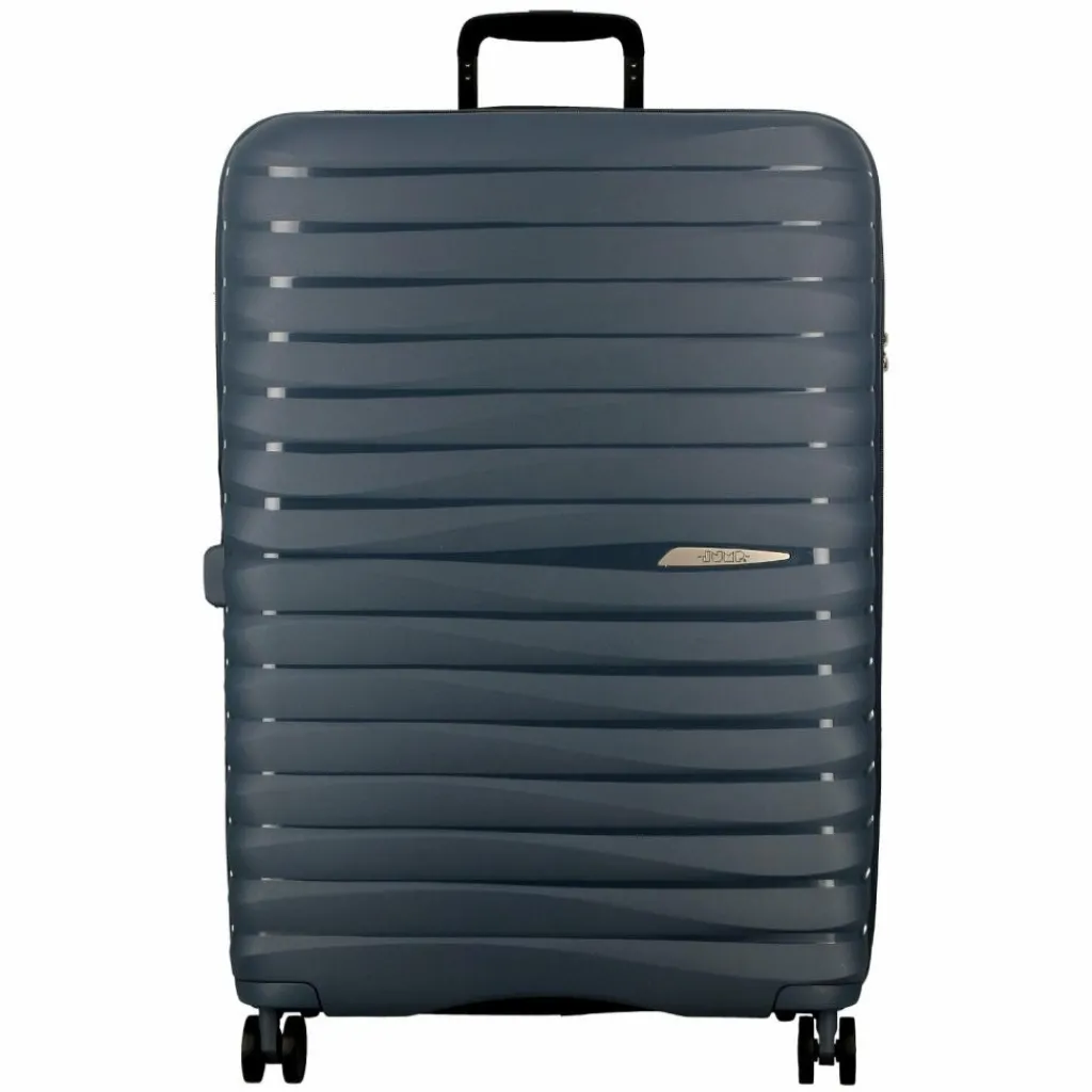 Jump 4-Rollen Koffer|Hartgepäck<Xwave 4 Rollen Trolley 76 cm mit Dehnfalte bleu nuit