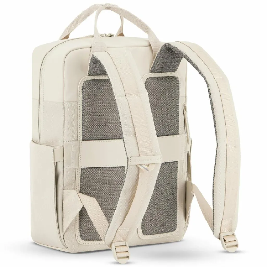 Kapten & Son Wickeltaschen<Bergen Wickelrucksack Set 4 tlg. Laptopfach sandstone