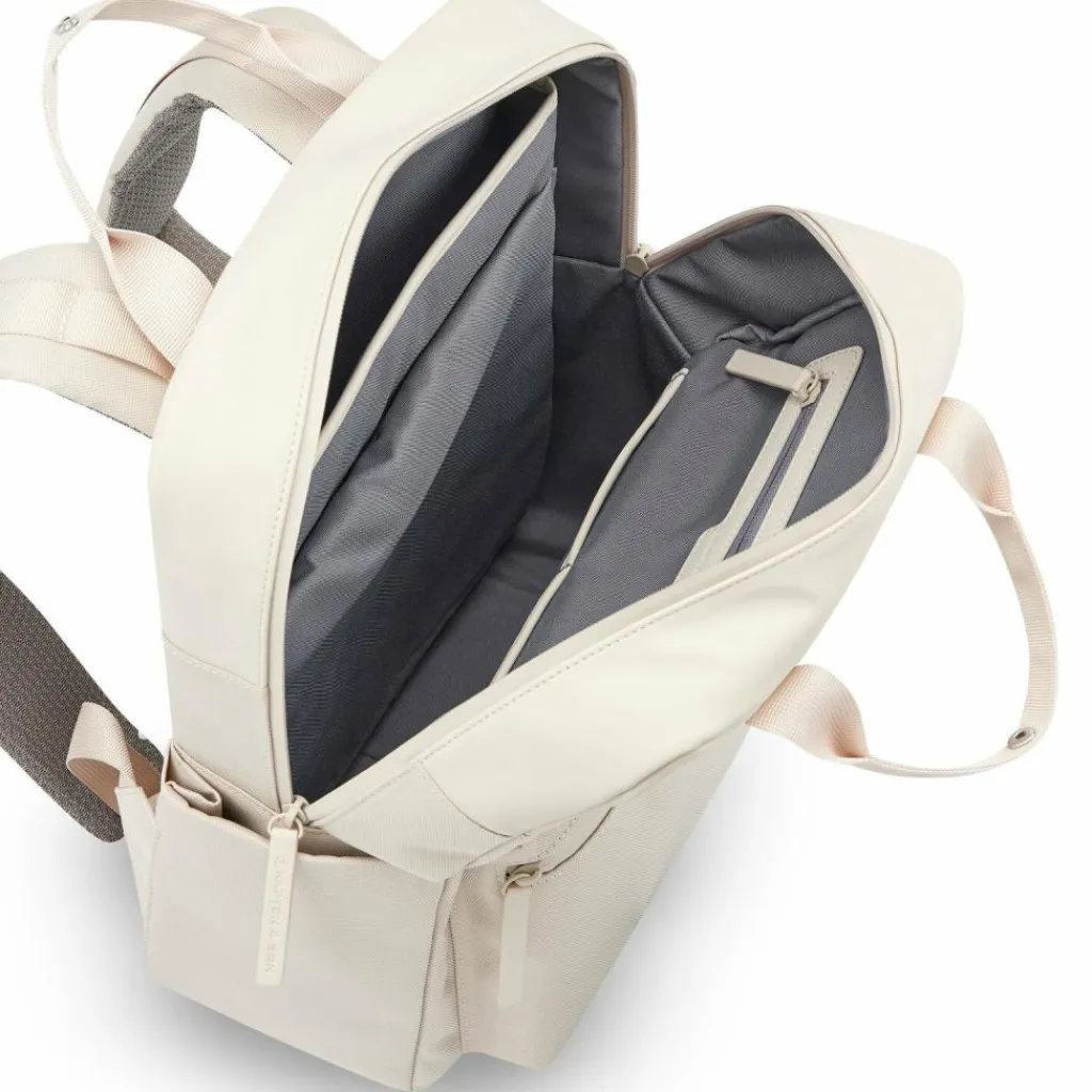 Kapten & Son Wickeltaschen<Bergen Wickelrucksack Set 4 tlg. Laptopfach sandstone