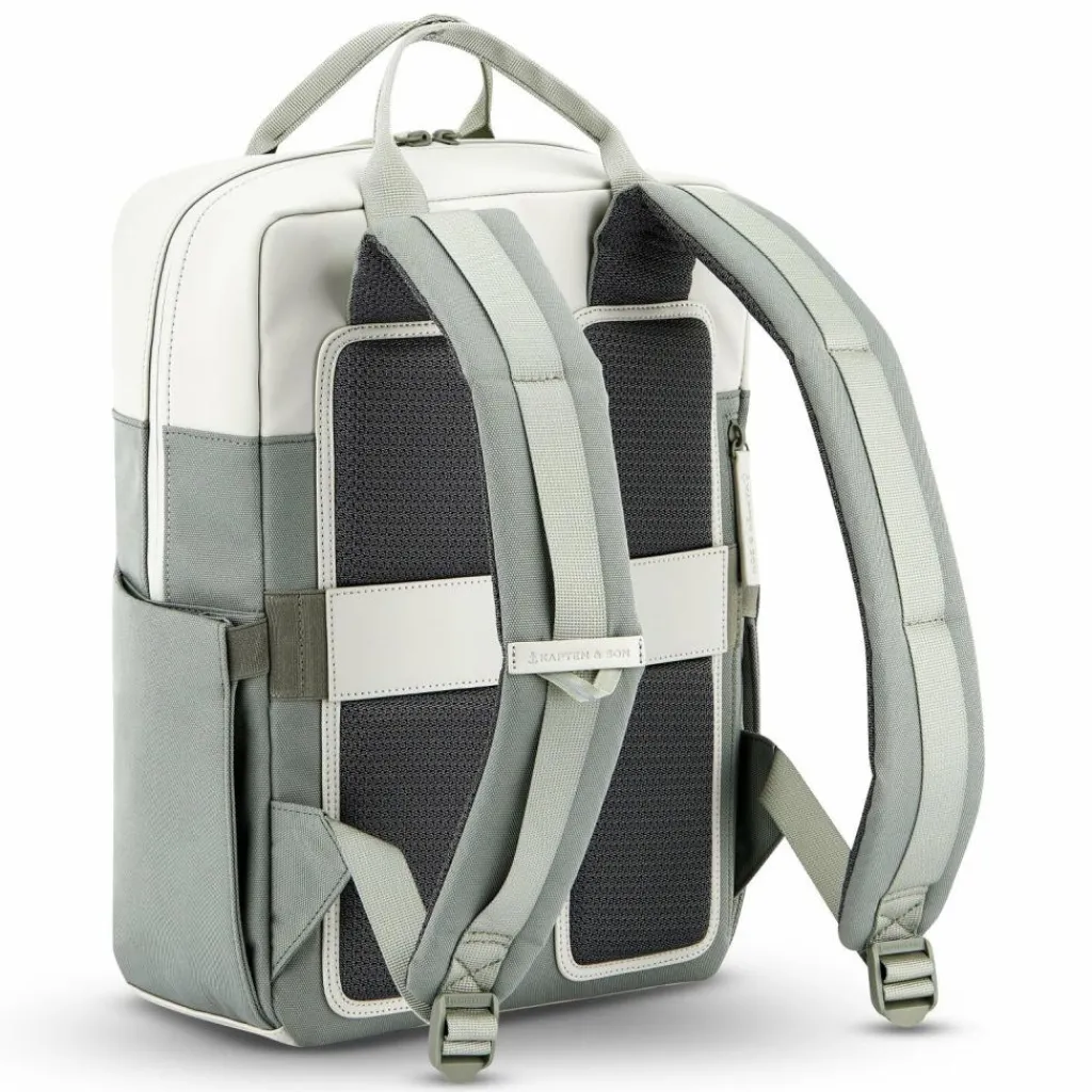 Kapten & Son Bergen Wickelrucksack Set 4 tlg. Laptopfach muted sage