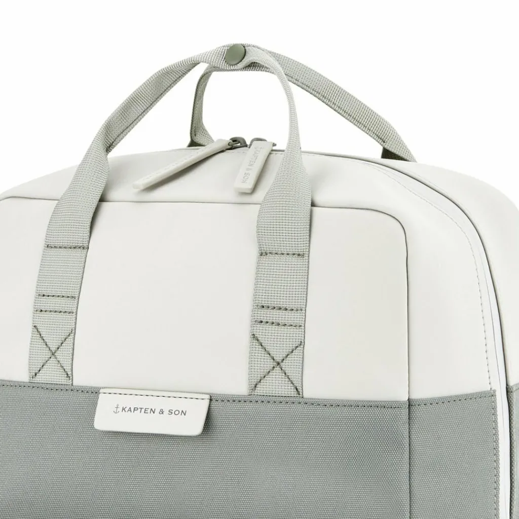 Kapten & Son Bergen Wickelrucksack Set 4 tlg. Laptopfach muted sage