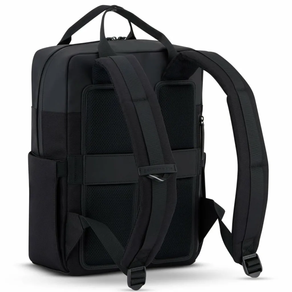 New Kapten & Son Bergen Wickelrucksack Set 4 tlg. Laptopfach all black