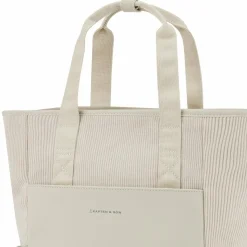 Kapten & Son Shopper|Schultertaschen<Lindby Shopper Tasche 38 cm Laptopfach sandstone