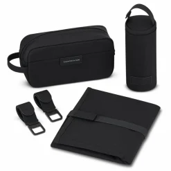 Kapten & Son Wickelrucksäcke<Lindby Wickeltaschenset 4 tlg. Laptopfach all black