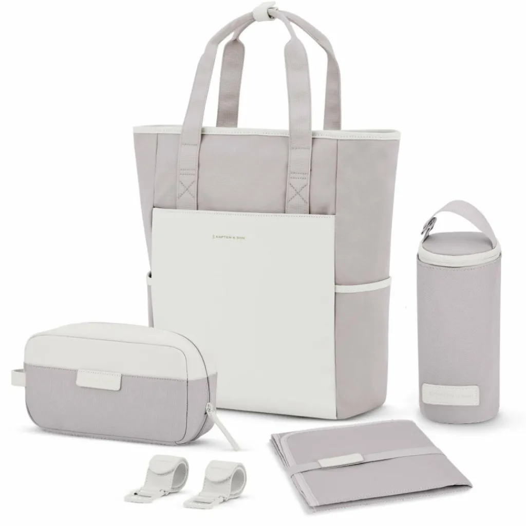 Kapten & Son Lindby Wickeltaschenset 4 tlg. Laptopfach